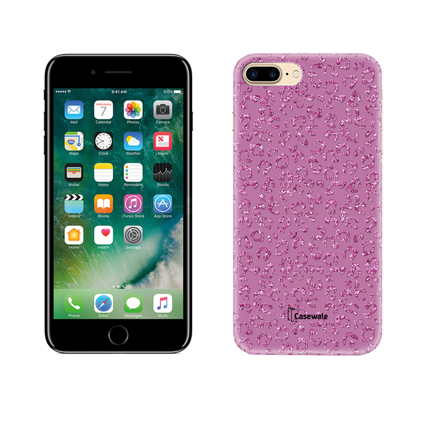 Pink Light Glitter Cover for Apple iPhone 7 Plus