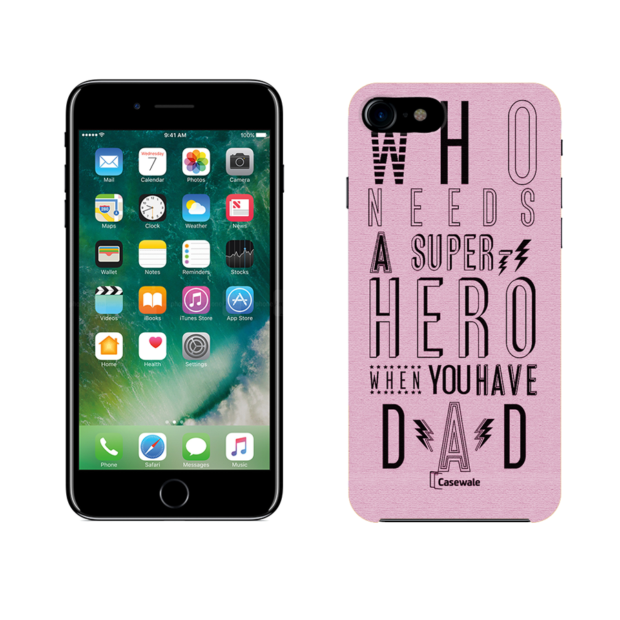Super Dad Printed Cover for Apple iPhone 7
