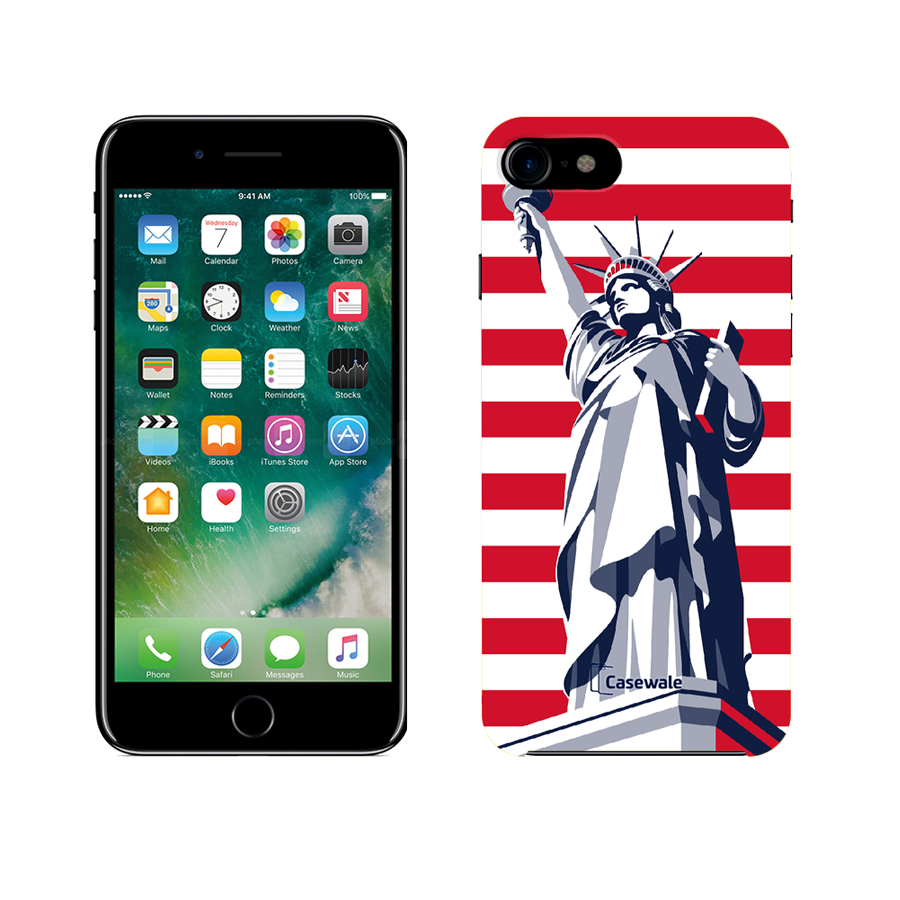 Statue of Liberty Printed Cover for iPhone 7