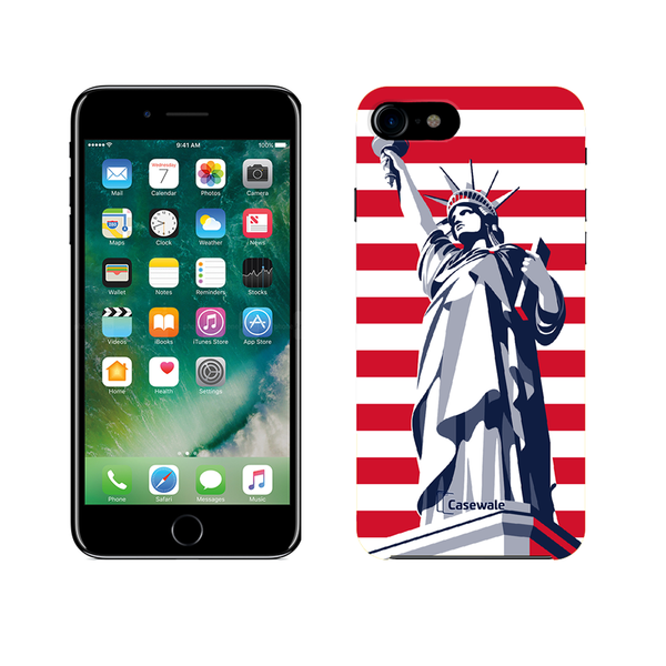 Statue of Liberty Printed Cover for iPhone 7