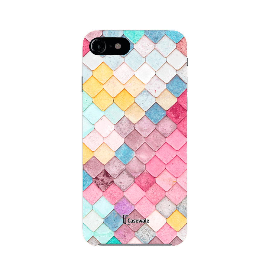 Multi Coloured Small Triangle Printed Cover for Apple iPhone 7