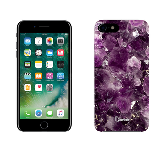 Purple Crystal Designer Printed Cover for Apple iPhone 7
