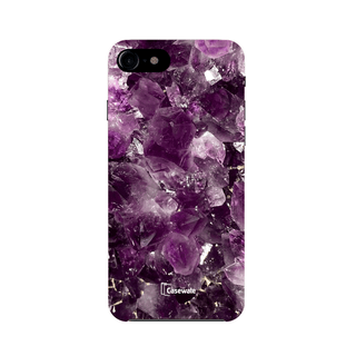 Purple Crystal Designer Printed Cover for Apple iPhone 7