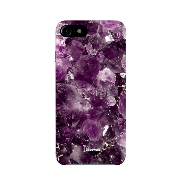 Purple Crystal Designer Printed Cover for Apple iPhone 7