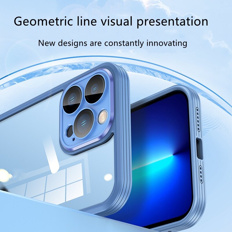iPhone 14 Series Special Edition Metal Lens Ring Case