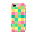 MultiColor Squares Printed Cover for iPhone 7, 7 Plus