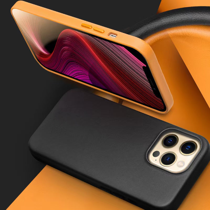 iPhone 13 Series Luxury Genuine Leather Case