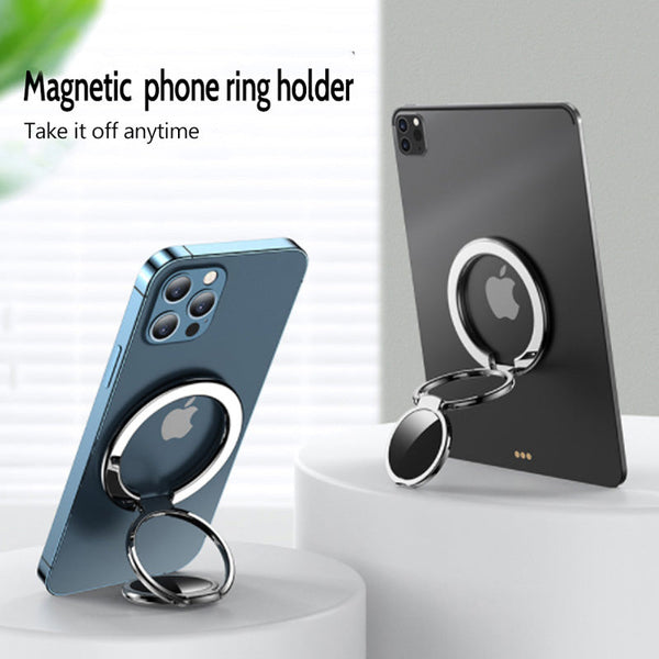 Magnetic Phone Ring Holder MagSafe Removable Kickstand