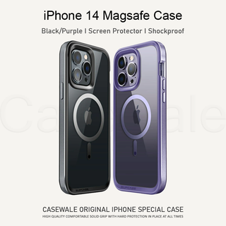 iPhone 14 Series Magsafe Bumper Case with Built-in Screen Protector