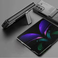 Galaxy Z Fold 2 Luxury Kickstand Hybrid Foldable Camera Protection Case