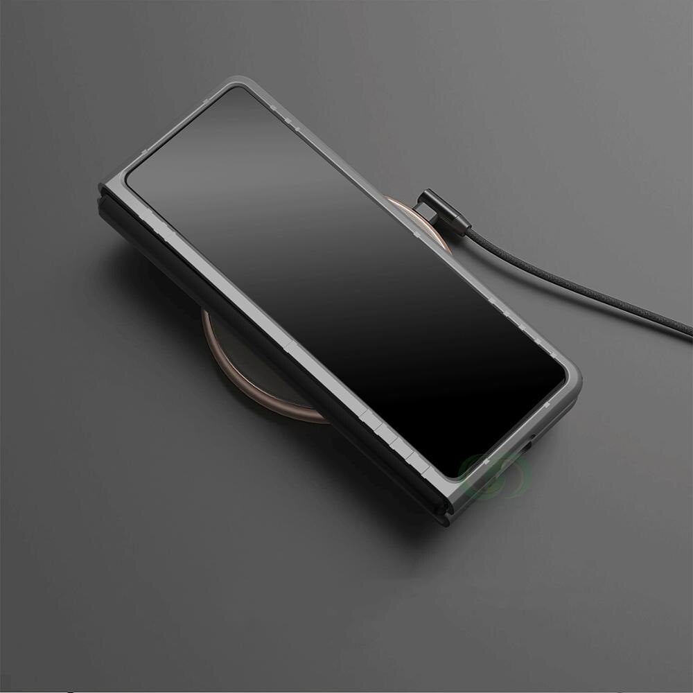 Galaxy Z Fold 2 Luxury Kickstand Hybrid Foldable Camera Protection Case