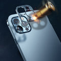 iPhone 14 Series Metal Camera Protective Shell Glass Case