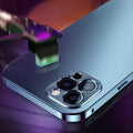 iPhone 13 Series Metal Camera Protective Shell Glass Case