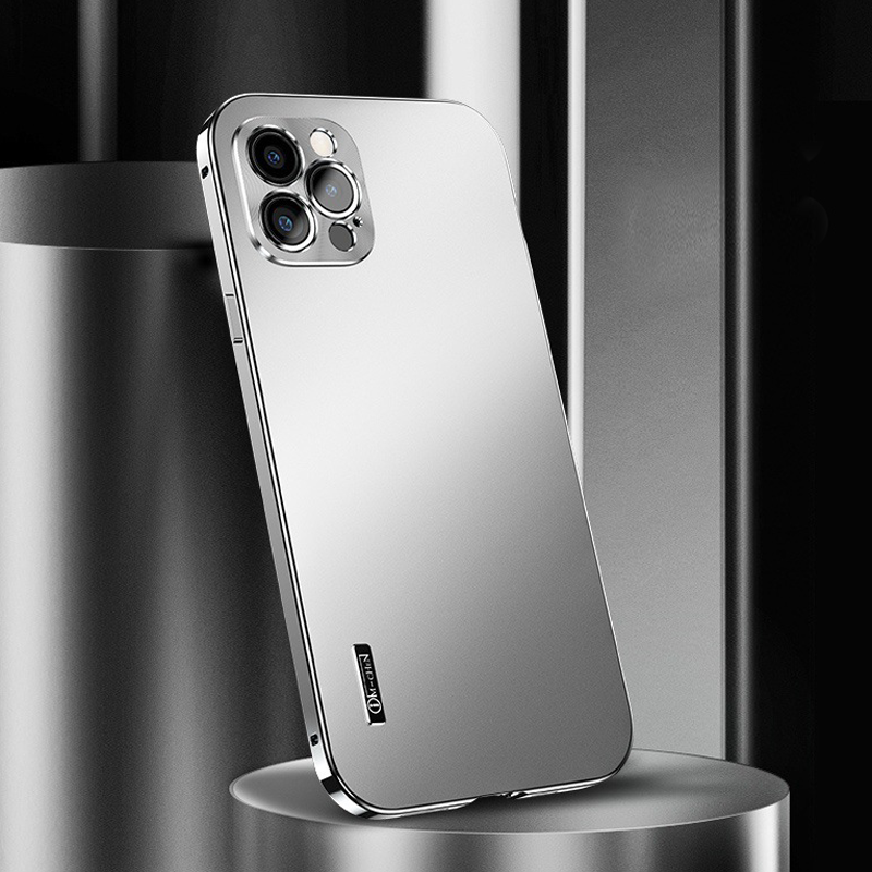 iPhone 14 Series Metal Camera Protective Shell Glass Case