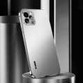 iPhone 12 Series Metal Camera Protective Shell Glass Case
