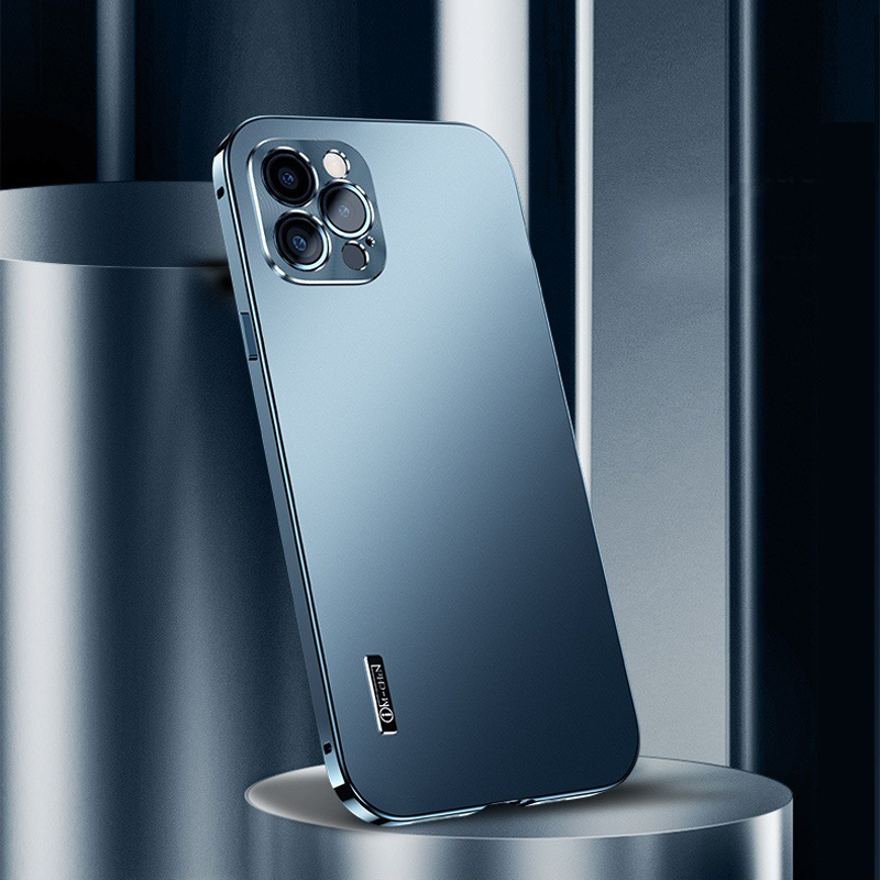 iPhone 13 Series Metal Camera Protective Shell Glass Case