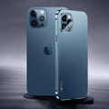iPhone 12 Series Metal Camera Protective Shell Glass Case