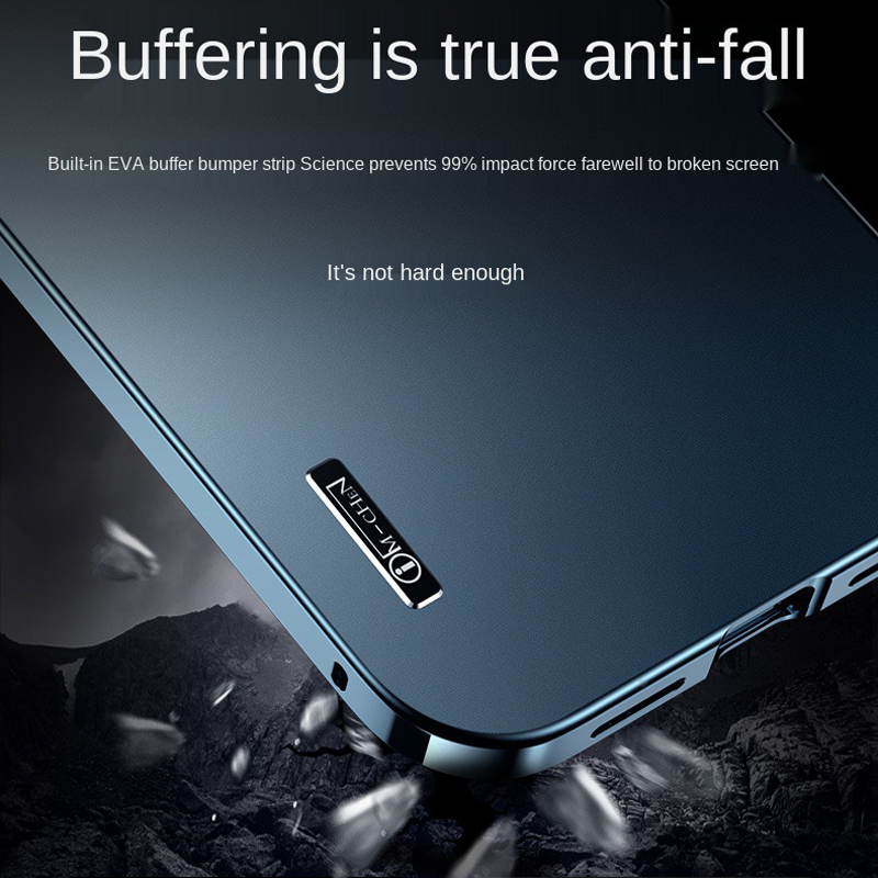 iPhone 14 Series Metal Camera Protective Shell Glass Case