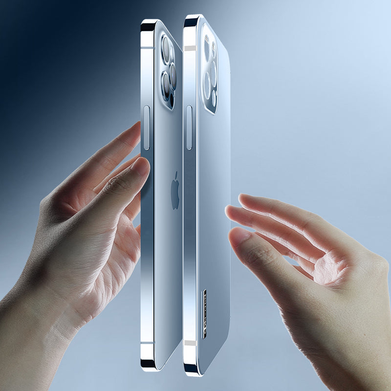 iPhone 13 Series Metal Camera Protective Shell Glass Case