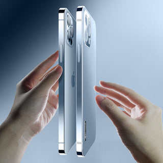 iPhone 13 Series Metal Camera Protective Shell Glass Case