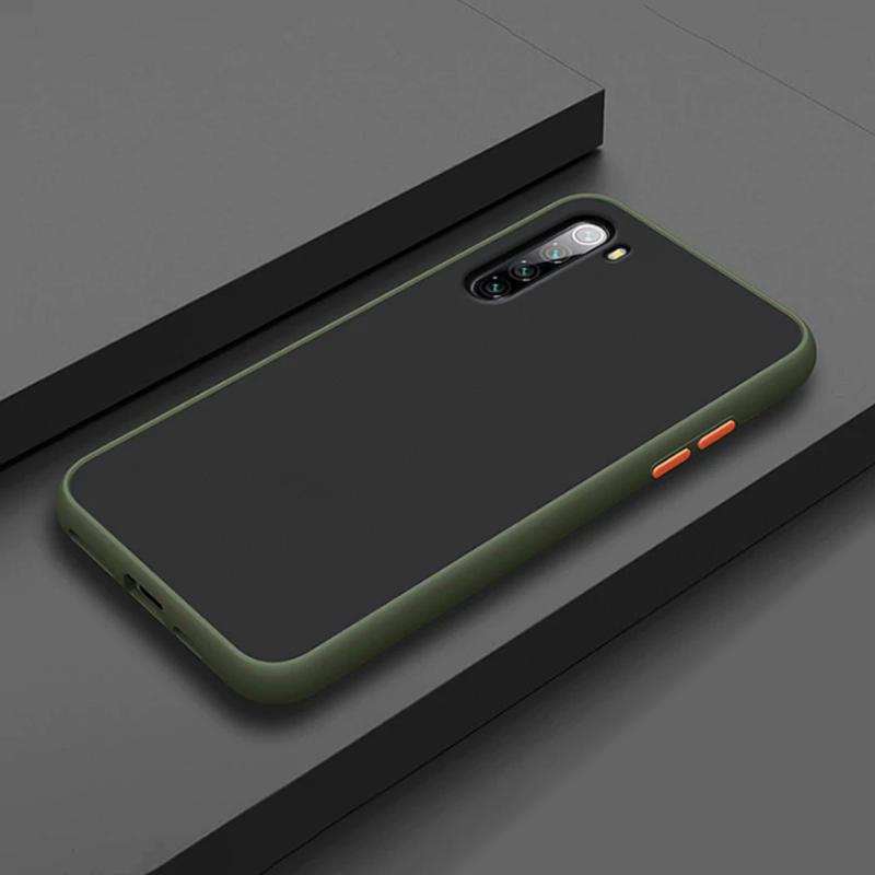 Anti-knock Armor Transparent Matte Hard Case for OnePlus Nord