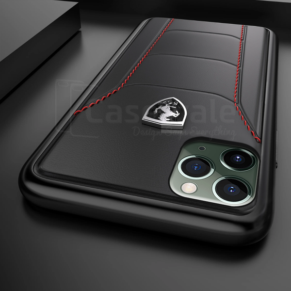 Ferrari ® Genuine Leather Crafted Limited Edition Case for iPhone 11 Series