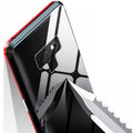 LUPHIE Double Sided Aluminum Metal Glass Case for Galaxy Note 9