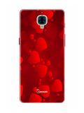 Red Heart Printed Cover for OnePlus 3T