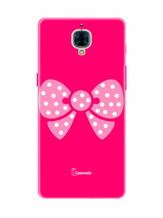 Pink Ribbon Printed Cover for OnePlus 3T