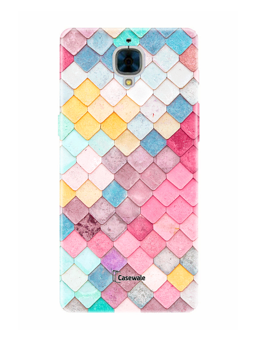 Multi Coloured Small Triangle Printed Cover for OnePlus 3T