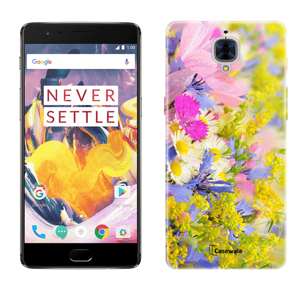 Multi Flowers Printed Cover for OnePlus 3T
