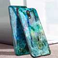 Luxury Artistic Marble Glass Case for OnePlus 6T