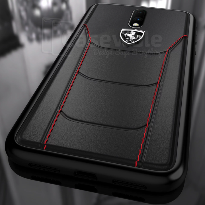 Ferrari ® OnePlus 8 / 8 Pro Genuine Leather Crafted Limited Edition Case