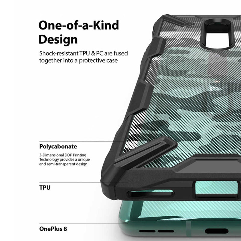 Rugged Armor Shockproof Impact Resistant Protection Case for OnePlus 8 / 8 Pro