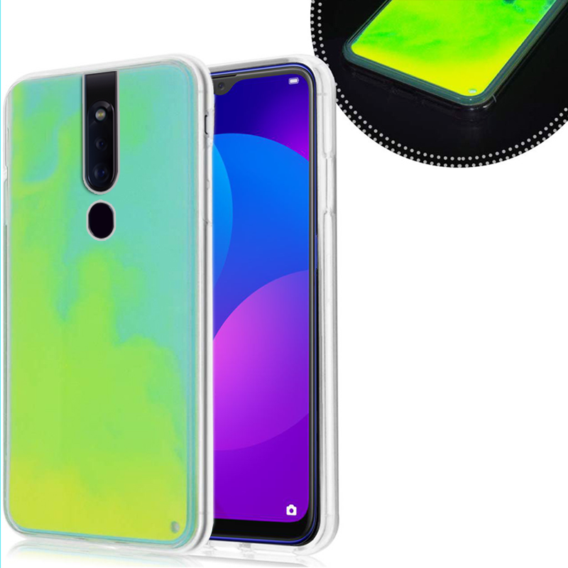 Neon Sand Liquid Glow Case for Oppo F11 / F11 Pro