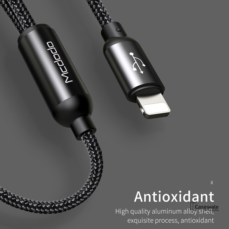 MCDODO 3-in-1 Micro USB Type C Charging Cable for iPhone Samsung [6 Months Warranty]