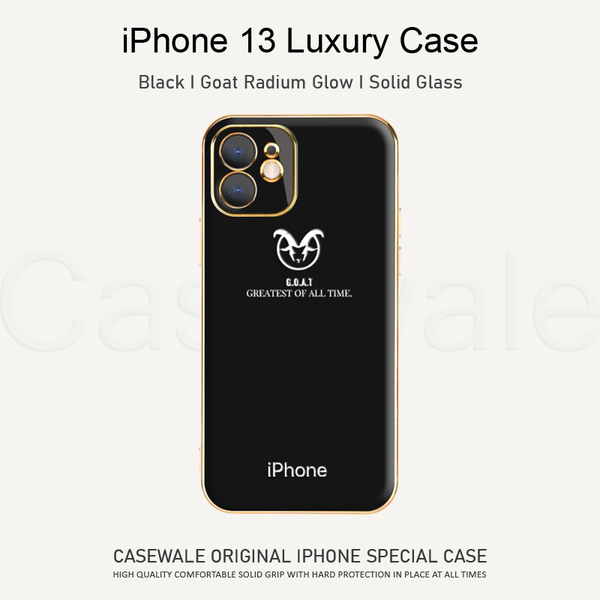 iPhone 13 Series Radium Glow Light Illuminated Goat Logo 3D Case