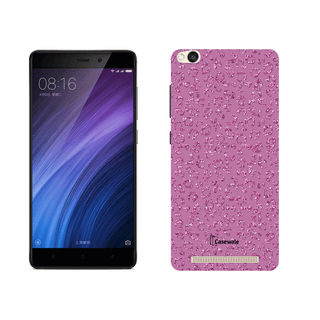 Pink Light Glitter Printed Cover for Redmi 4A