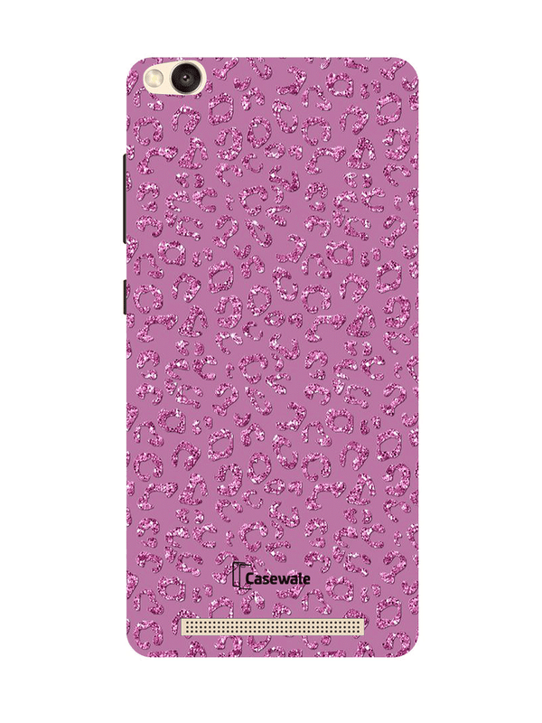 Pink Light Glitter Printed Cover for Redmi 4A