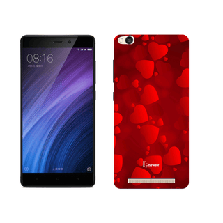 Red Heart Printed Cover for Redmi 4A