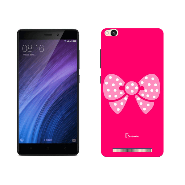Pink Ribbon Printed Cover for Redmi 4A