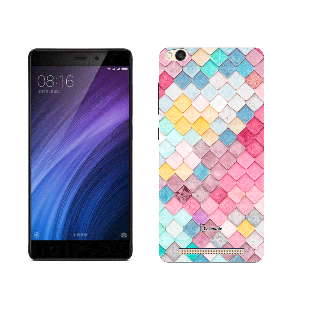 Multi Coloured Small Triangle Printed Cover for Redmi 4A