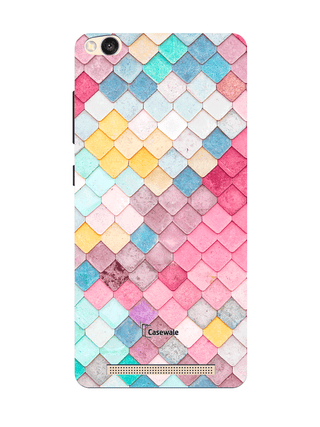 Multi Coloured Small Triangle Printed Cover for Redmi 4A