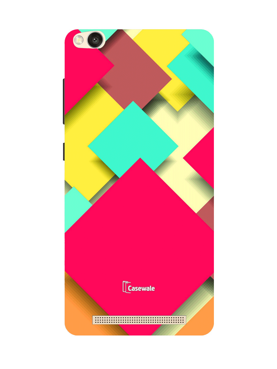 Multi Triangle Printed Cover for Redmi 4A