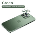 iPhone 14 Series Metal Lock Bumper Case with Lens Ring Protection