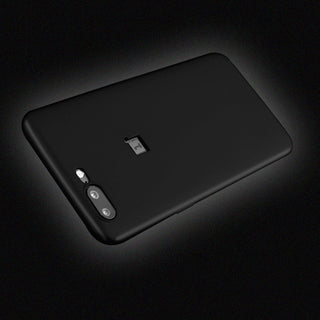 Oneplus 5 Logo Cut Ultra Thin Jet Black Hard Pc Case