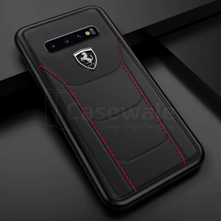 Ferrari ® Genuine Leather Crafted Limited Edition Case for Galaxy S10 Series