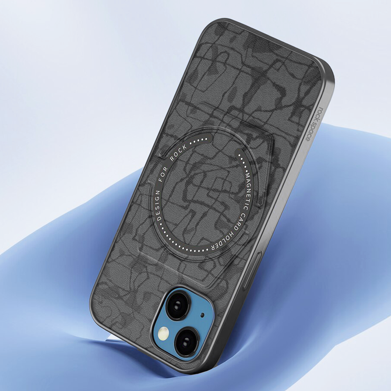 iPhone 13 Series Luxury Shockproof TPU Foldable Stand Back Case