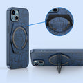 iPhone 13 Series Luxury Shockproof TPU Foldable Stand Back Case