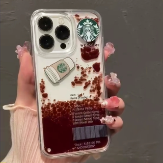 iPhone 13 Series Float Starbucks Flow Liquid Coffee Case